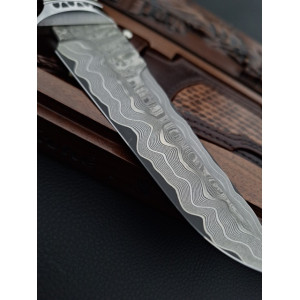 ДИПЛОМАТИЧНИЙ ніж ручної роботи майстра  ALEKSANDR KASINEC, сталь CPM® 121 REX ™ в ламінаті 67 HRC. Photo 3